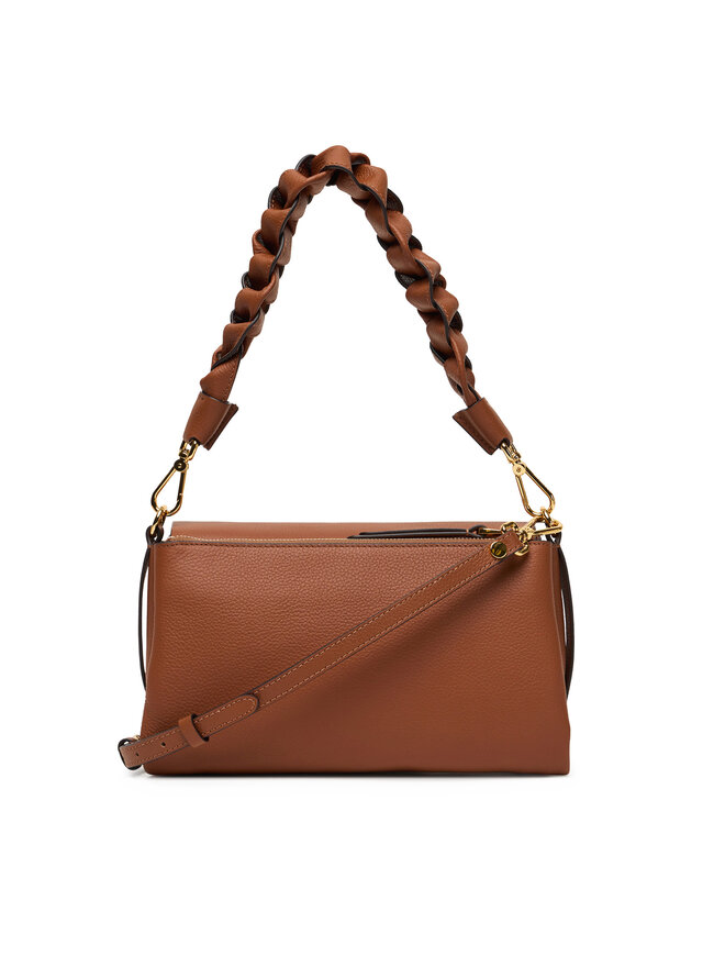 Coccinelle Handtasche Coccinelle M50 Boheme Grana Double E1 M50 12 01 01 Braun