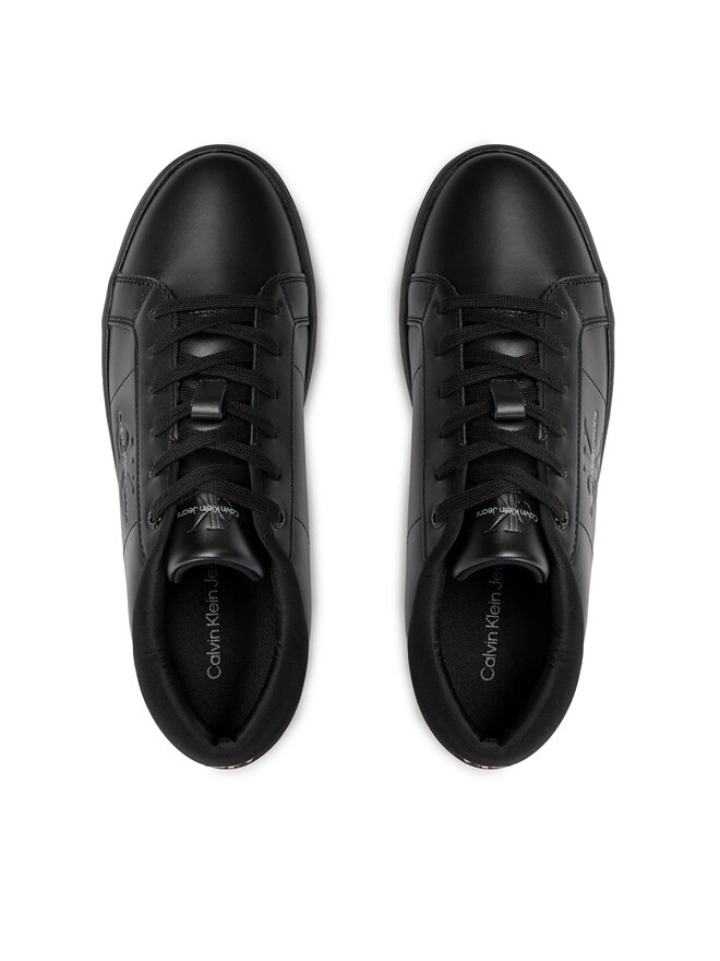 Calvin Klein Jeans Sneakersy Calvin Klein Jeans Classic Cupsole Low Laceup Lth YM0YM00864 Czarny
