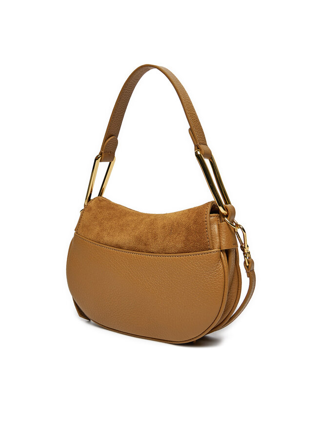 Coccinelle Τσάντα Coccinelle PQS Coccinellemagie Suede E1 PQS 58 01 01 Καφέ