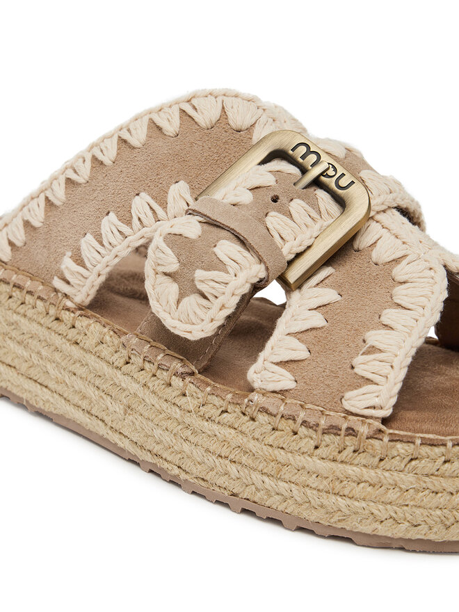 Mou Espadrilles Mou Jute sandal MU.SW641003A Rózsaszín