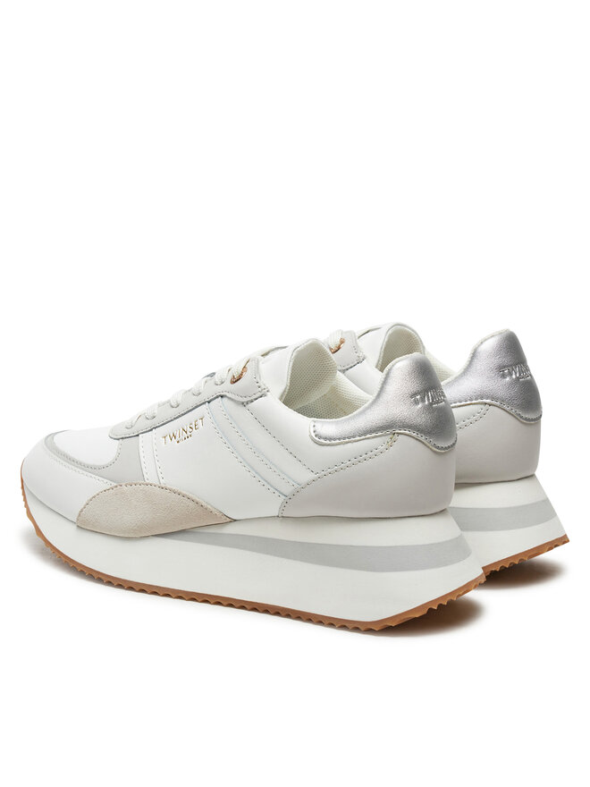 TWINSET Sneakersy TWINSET 242TCP026 Bílá