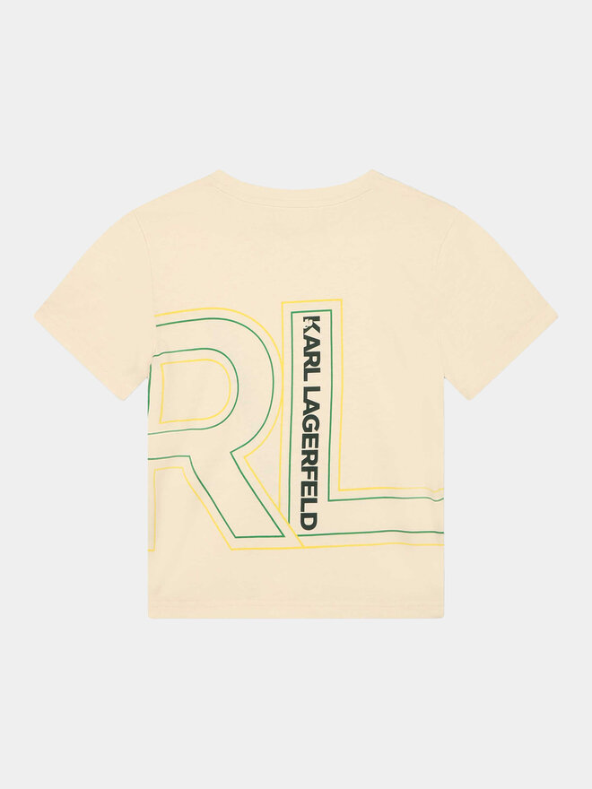 Karl Lagerfeld Kids Karl Lagerfeld Kids Футболка Z25412 S Білий Regular Fit