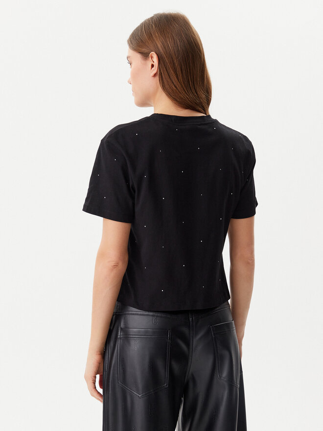 Guess Guess Marškinėliai V5GI00 I3Z14 Juoda Regular Fit