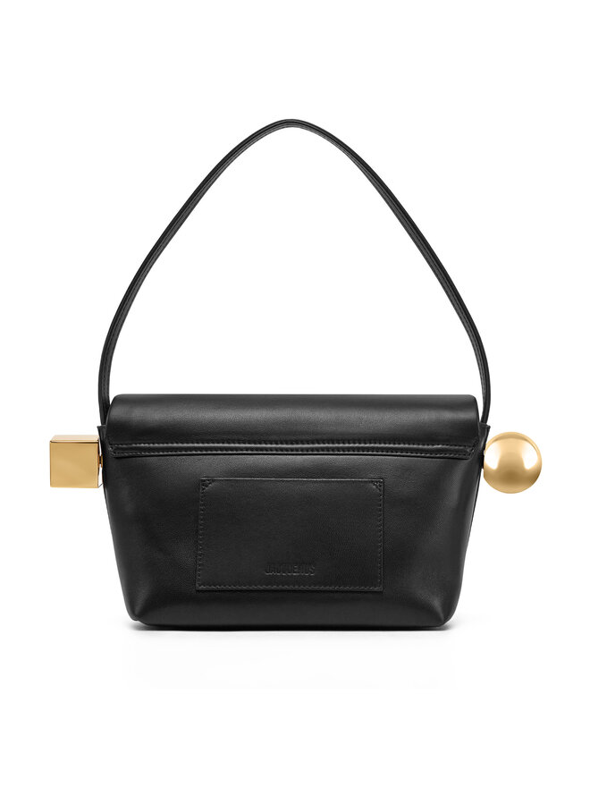 JACQUEMUS Ročna torba JACQUEMUS Le Rond Carre 24H243BA383-3171 Črna