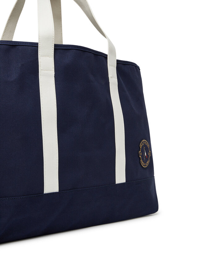 Tommy Hilfiger Handtasche Tommy Hilfiger Th Summer Tote AM0AM13557 Dunkelblau