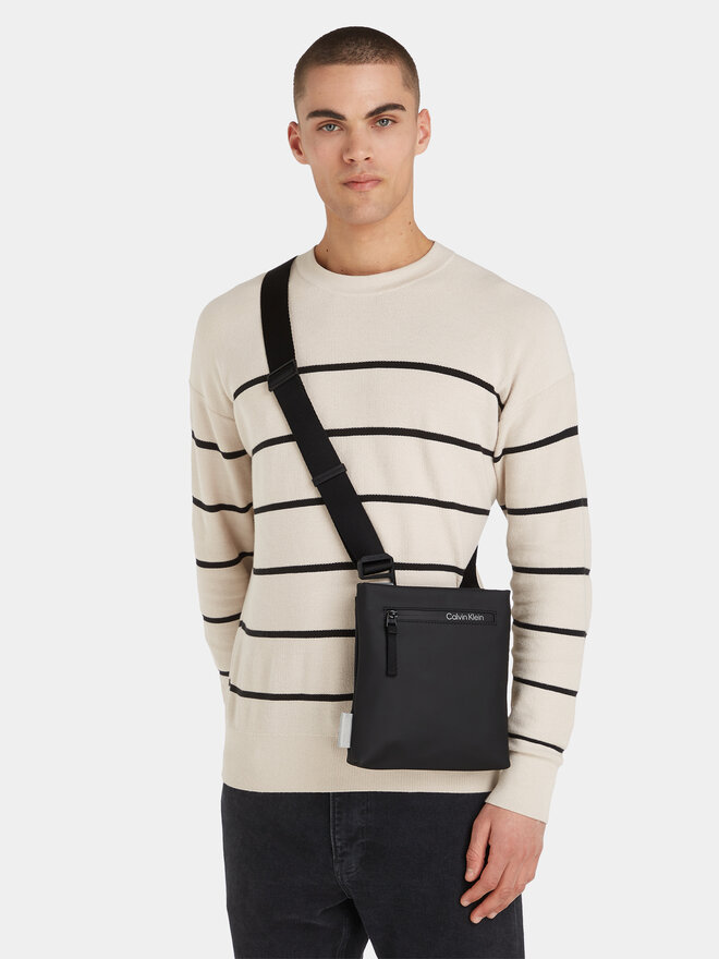 Calvin Klein Τσαντάκι Calvin Klein Rubberized Conv Flatpack S K50K510795 Μαύρο