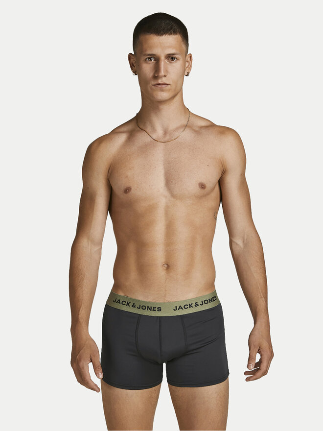 Jack&Jones Jack&Jones Set 3 parov boksaric Flower 12194284 Črna