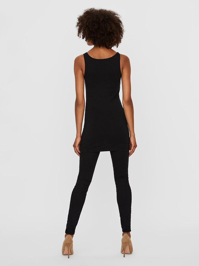 Vero Moda Vero Moda Τοπ Maxi My Soft 10185110 Μαύρο Regular Fit