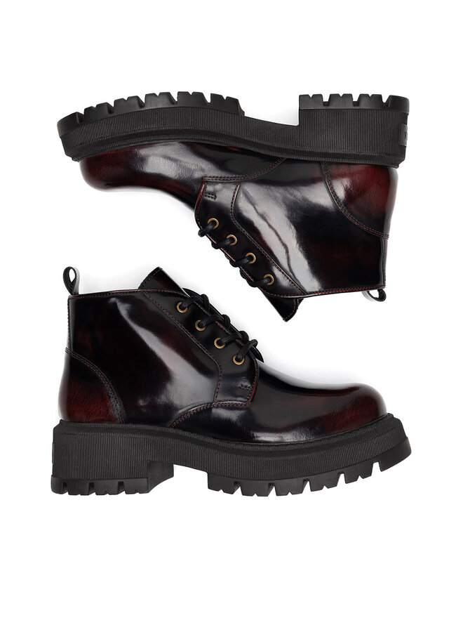 Badura Stiefeletten Badura PILO-SL-04301 Dunkelrot