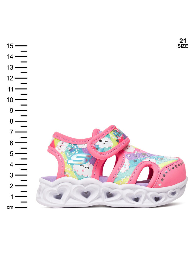 Skechers Sandály Skechers Heart Lights Sandals-Cutie Clouds 302977N/HPMT Růžová