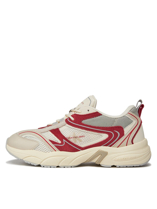 Calvin Klein Jeans Сникърси Calvin Klein Jeans Retro Tennis Su-Mesh YM0YM00589 Бежов