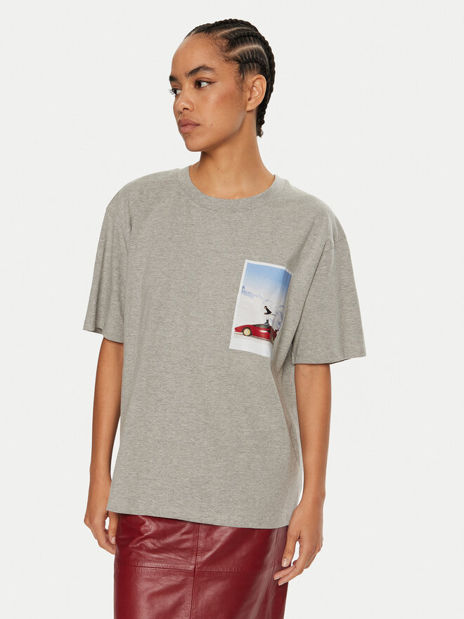 2NDDAY 2NDDAY Camiseta Arale 2245243315 Gris Oversize