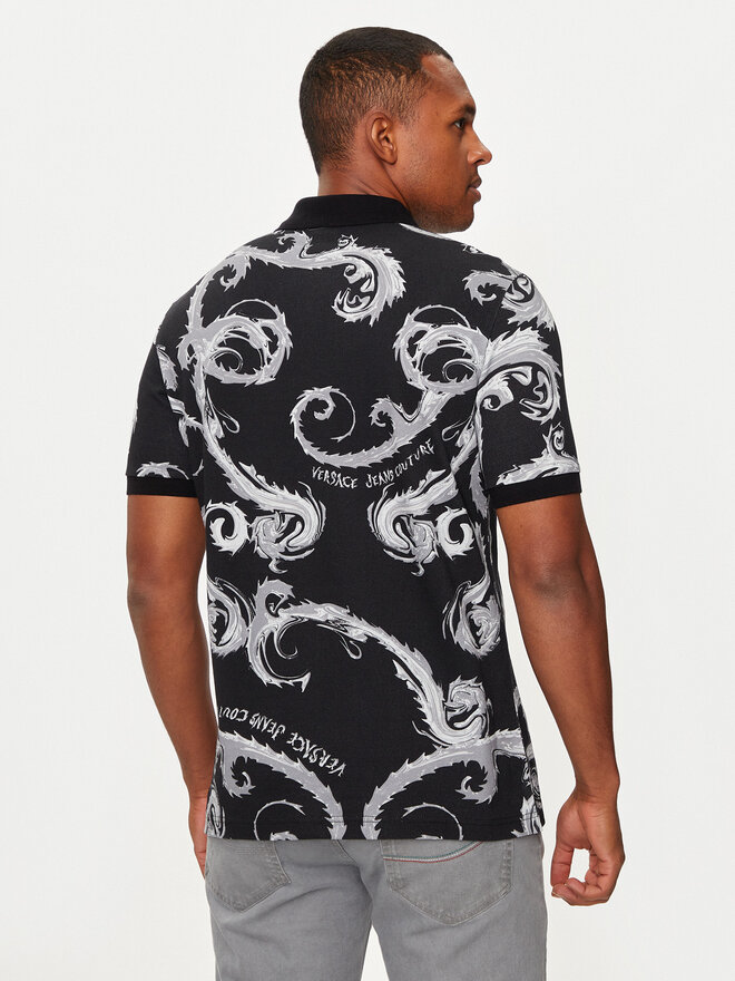 Versace Jeans Couture Versace Jeans Couture Poloshirt 77GAG6S0 Schwarz Regular Fit