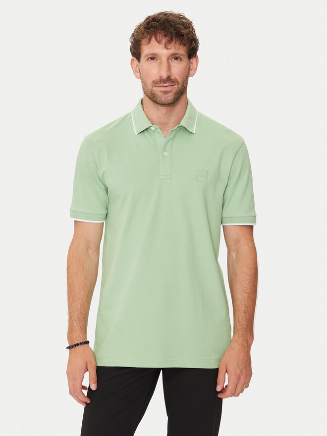 BOSS Boss Poloshirt Passertip 50507699 Grün Slim Fit