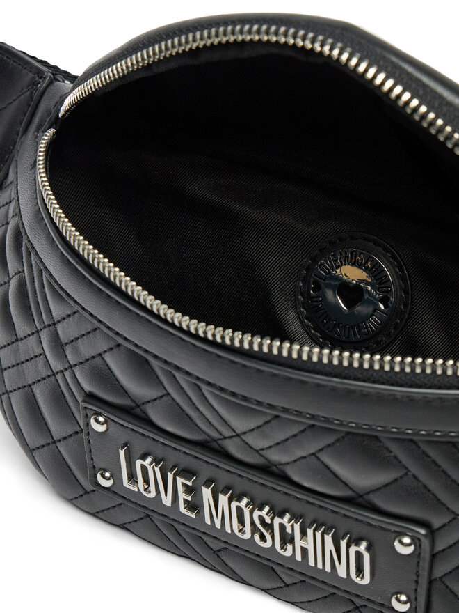 LOVE MOSCHINO Saszetka nerka LOVE MOSCHINO JC4003PP1MLA000B Czarny