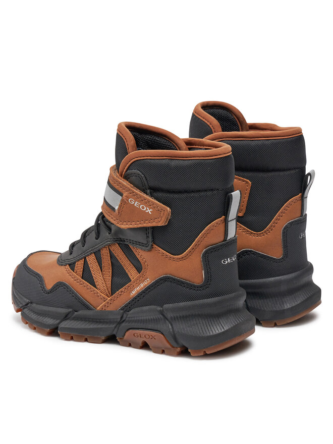 Geox Zimski škornji Geox J Flexyper Plus Boy J36LCD 0MEFU CR69B M Rjava