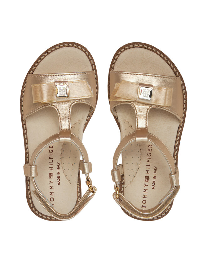 Tommy Hilfiger Сандали Tommy Hilfiger Sandalo T1A2-33940-0220 S Златист