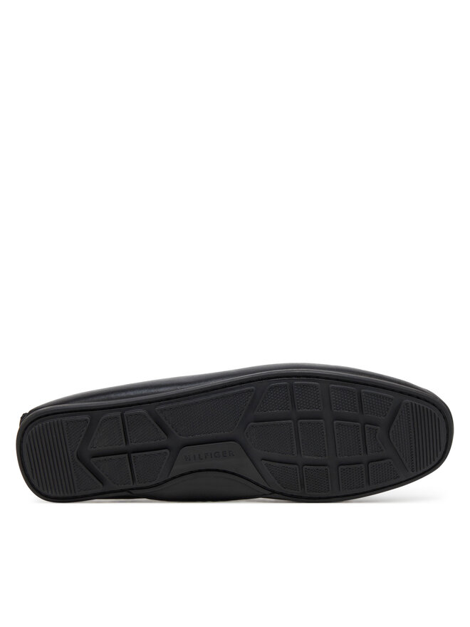 Tommy Hilfiger Mokasīni Tommy Hilfiger Corpoarte Hilfiger Lth Driver FM0FM04810 Melns
