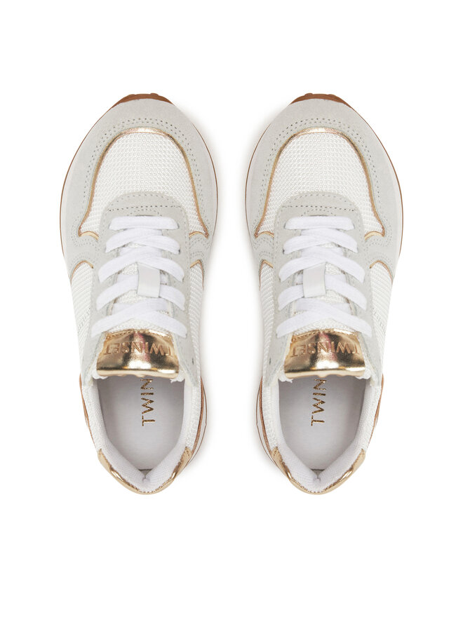 TWINSET Snīkeri TWINSET 251GCJ014 Écru