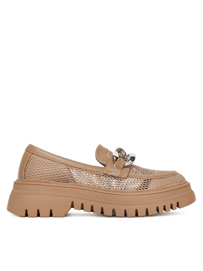 DeeZee Loafersy DeeZee 60062D-2 Brązowy