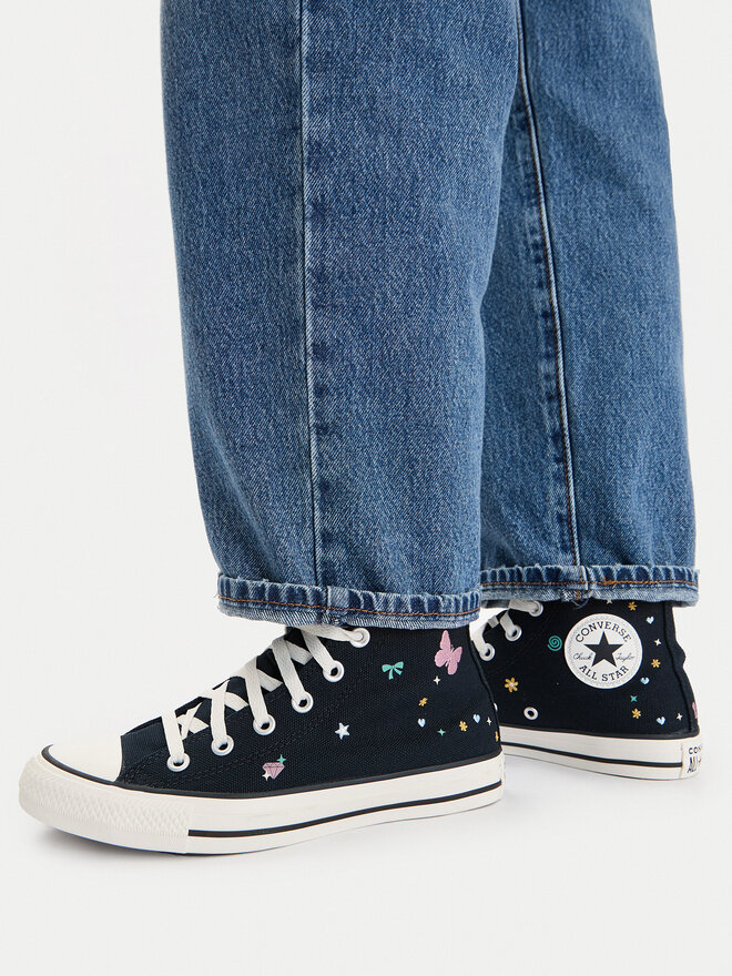 Converse Sneakers aus Stoff Converse Chuck Taylor All Star Doodles A15508C Schwarz