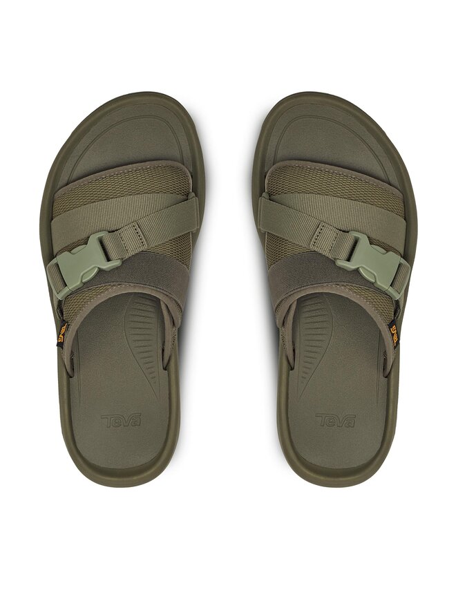 Klapki Teva Hurricane Verge Slide 1136230 Khaki | eobuwie.com.pl
