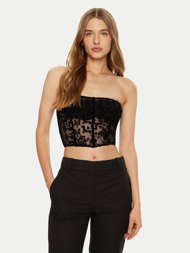 ACCESS FASHION ACCESS FASHION Τοπ 44-2235-362 Μαύρο Slim Fit