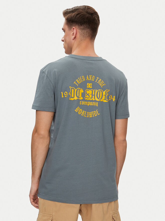 DC DC Футболка Chain Gang Tss ADYZT05348 Сірий Regular Fit