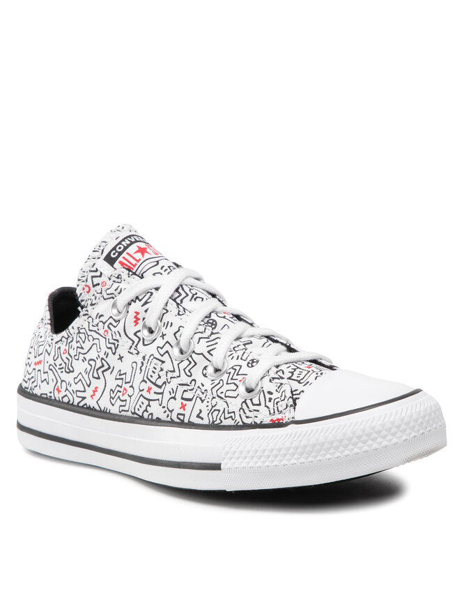 Converse Кецове Converse Keith Haring Ctas Ox 171860C Бял