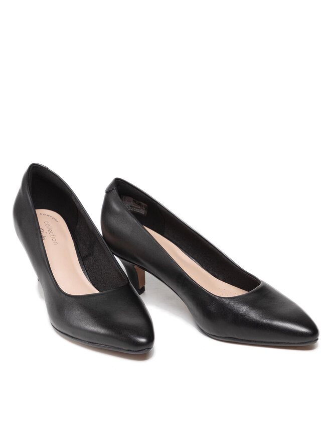 Clarks Félcipő Clarks Linvale Jerica 261372084 Fekete