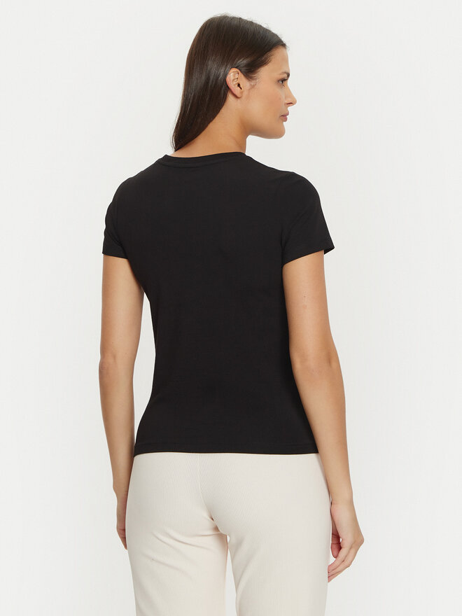 Guess Jeans Guess Jeans T-Shirt W4YI01 J1314 Μαύρο Regular Fit