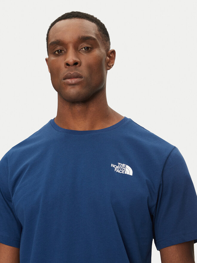 The North Face The North Face Marškinėliai Redbox NF0A87NP Mėlyna Regular Fit