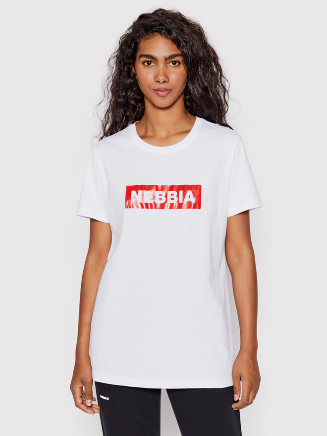 NEBBIA NEBBIA Camiseta 592 Blanco Regular Fit