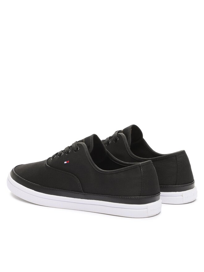Tommy Hilfiger Tenisky Tommy Hilfiger Essential Kesha Lace FW0FW06955 Černá