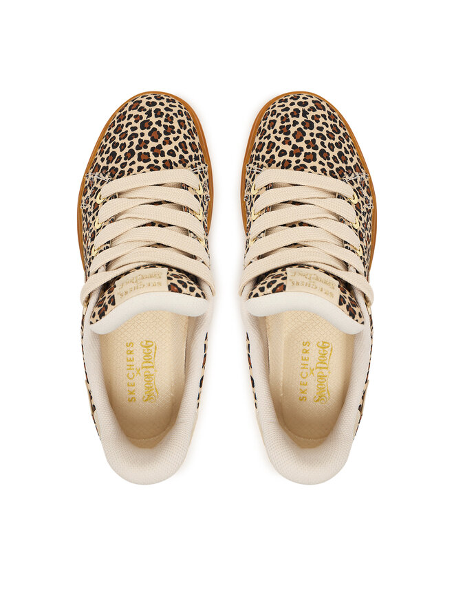 Skechers Sneakers Skechers Snoop Dogg: Courtside - Nature Girlz 186104/NAT Braun