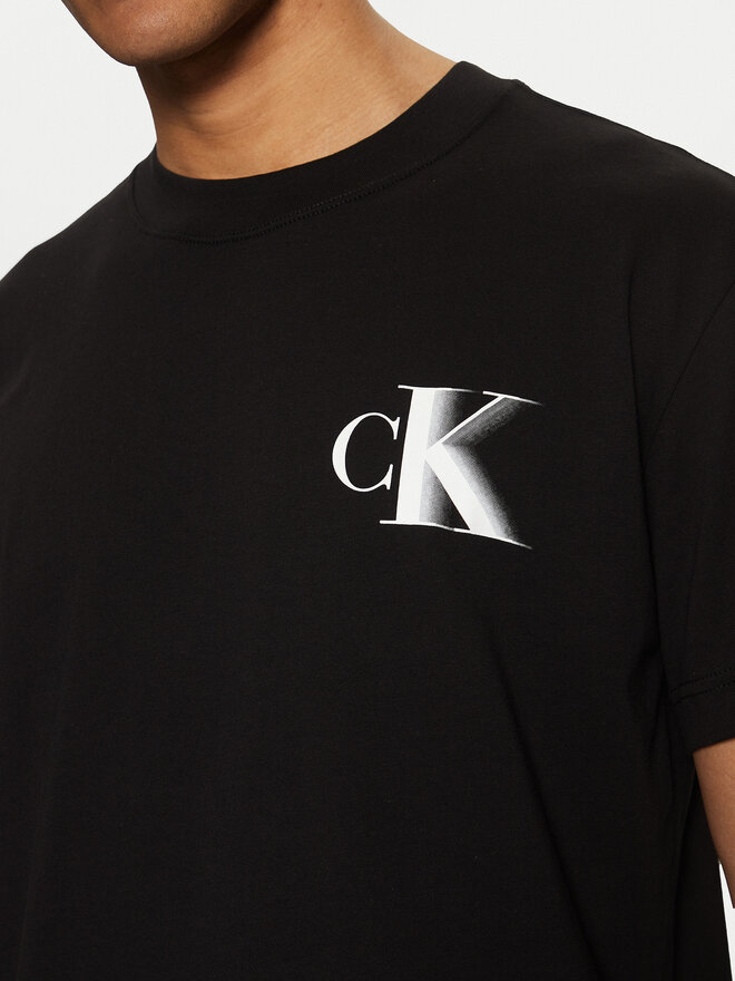 Calvin Klein Jeans Calvin Klein Jeans T-Shirt J30J327475 Μαύρο Regular Fit