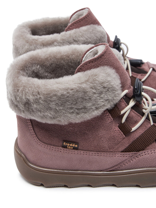 Froddo Šnurovacia obuv Froddo Zeru Tex Cosy Barefoot G3110258-4 D Ružová
