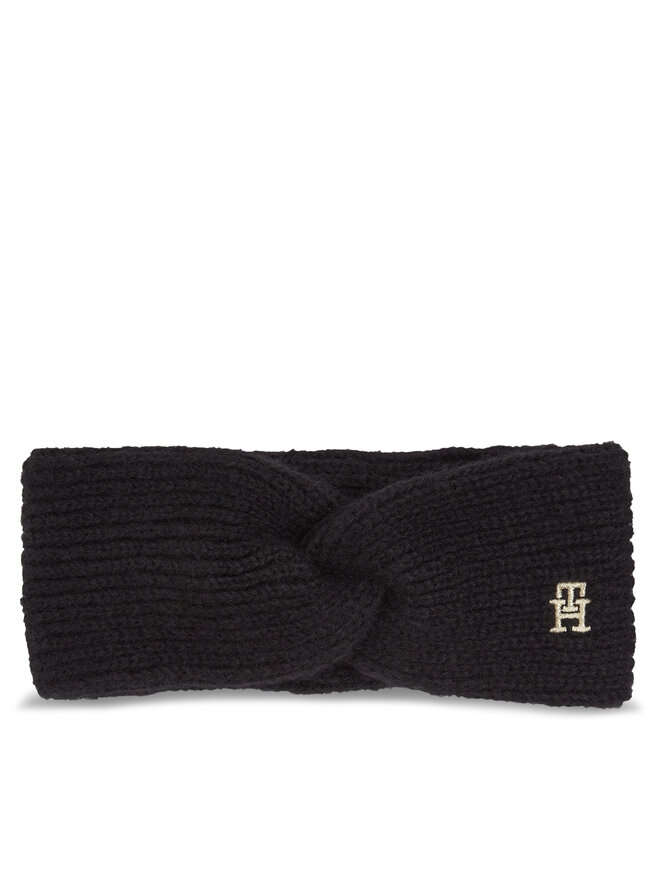 Tommy Hilfiger Opaska materiałowa Tommy Hilfiger Th Timeless Headband AW0AW15308 Czarny