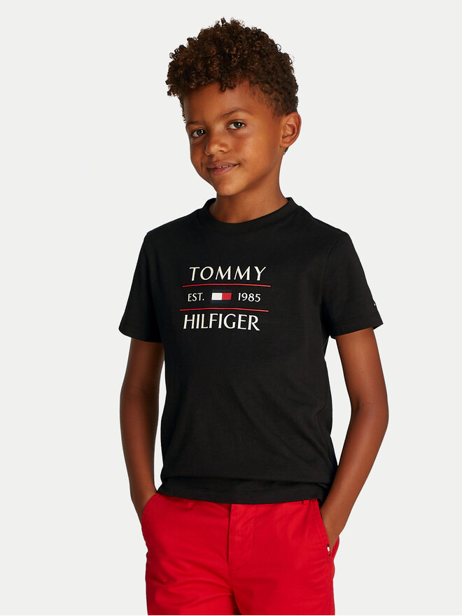 Tommy Hilfiger Tommy Hilfiger Camiseta KB0KB09538 D Negro Regular Fit