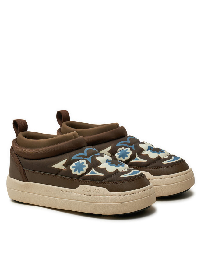 Moon Boot Stiefeletten Moon Boot Park Soft Flower 80D2470030 Braun