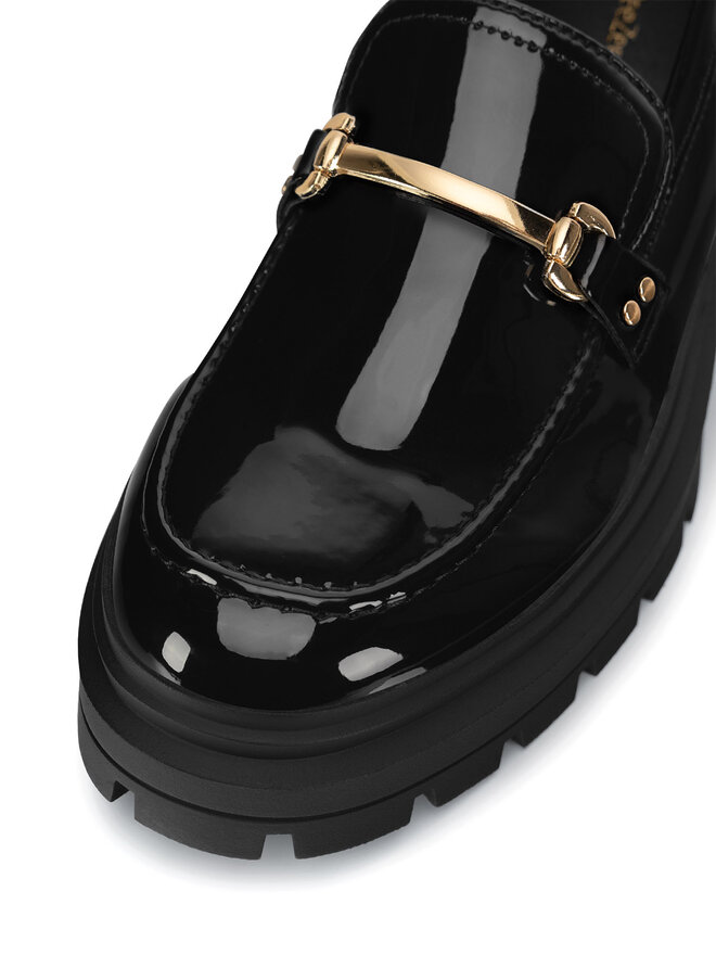 DeeZee Loafersy DeeZee 58682-9 Czarny