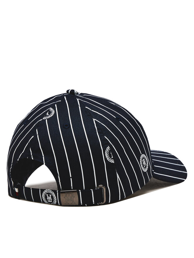 Tommy Hilfiger Kšiltovka Tommy Hilfiger Monogram Varsity Aop Cap AM0AM12247 Modrá