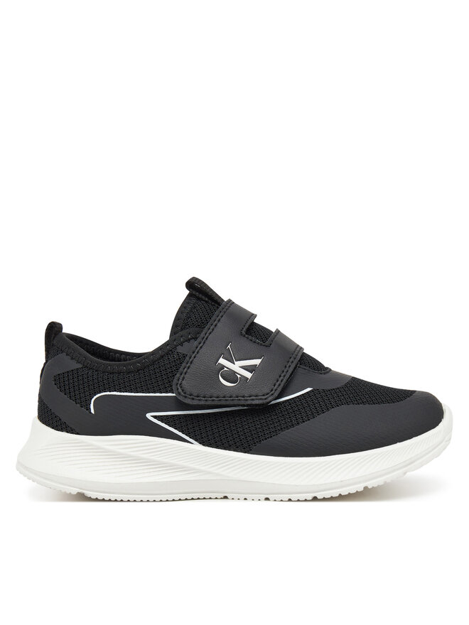 Calvin Klein Jeans Сникърси Calvin Klein Jeans Low Cut Velcro Sneaker V1X9-83001-1697 S Черен
