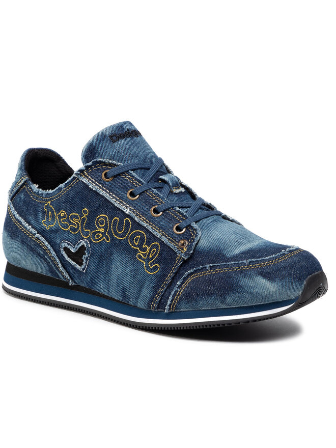 Sneakers Desigual Shoes Pegaso Denim 19WSKD01 Blu scuro escarpe