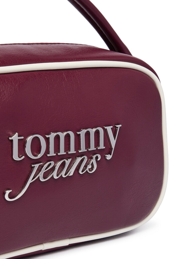 Tommy Jeans Handtasche Tommy Jeans Tjw Bold Script Camera Bag AW0AW19053 Dunkelrot
