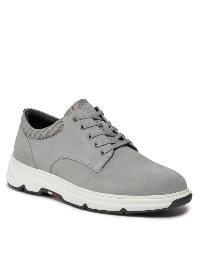 Tommy Hilfiger Sneakers Tommy Hilfiger Casual Hilfiger Hybrid Suede FM0FM04996 Argento
