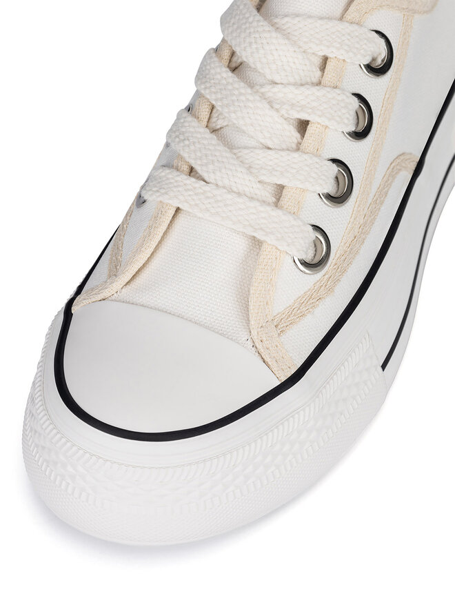 DeeZee Trampki DeeZee WFA2914-1 Biały