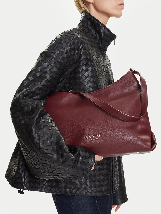 Nine West Handtasche Nine West CEO-NoMad-Nostalgia-KY108 Dunkelrot