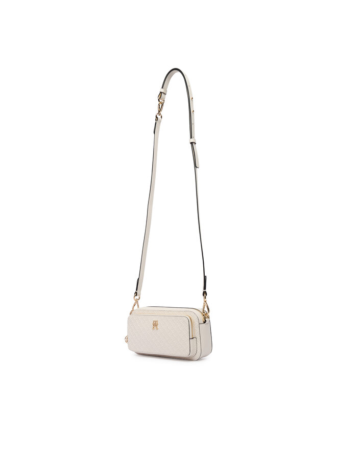 Tommy Hilfiger Handtasche Tommy Hilfiger Th Daily Camera Bag Mono AW0AW18414 Weiß