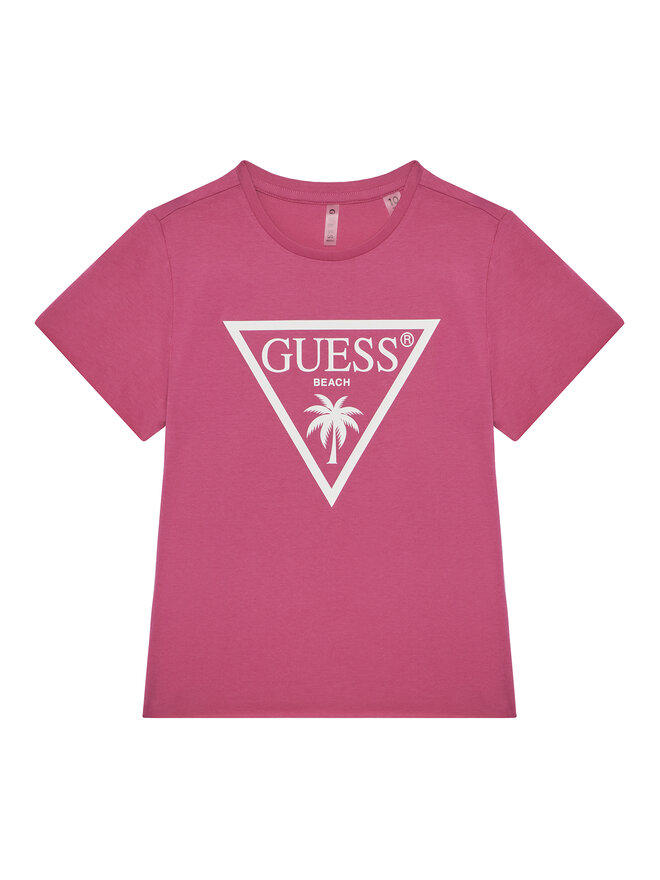 Guess Guess Póló J5GI36 JA914 Rózsaszín Boxy Fit
